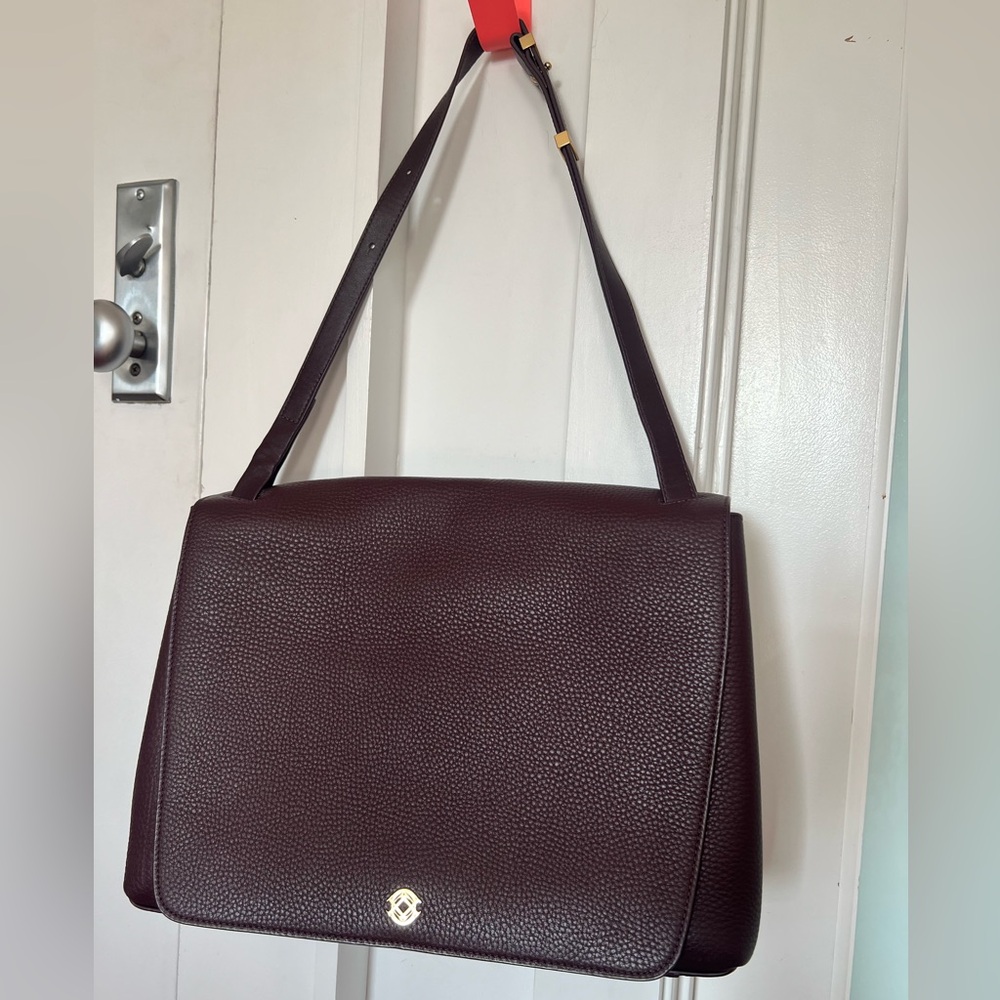 Dagne Dover SIMONE SATCHEL in OXBLOOD